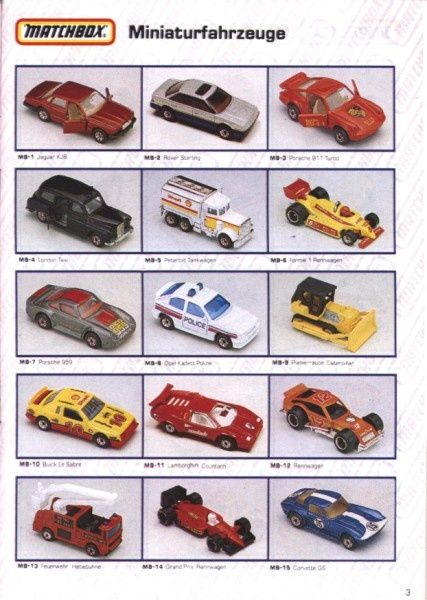 catalogue matchbox 1991 m03