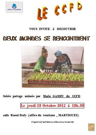 CCFD 2012 soirée partage