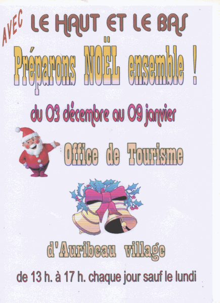 affiche marche de Noël
