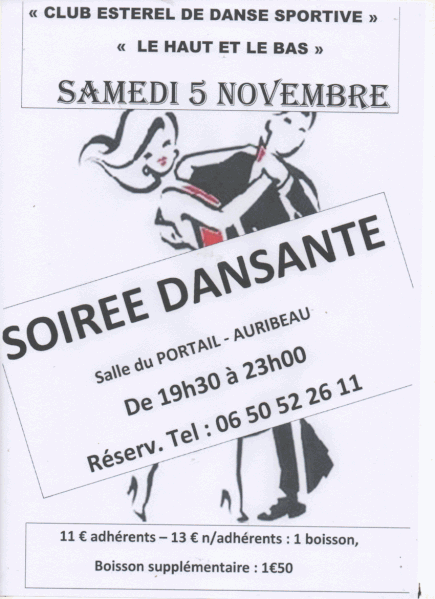 soiree dansante 5.11.2011