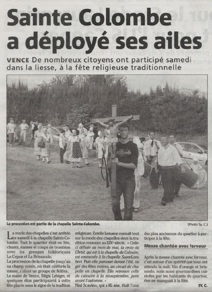 Article-NMatin-Ste-Colombe-2011.jpg