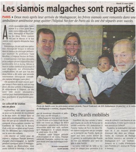 siamois départ
