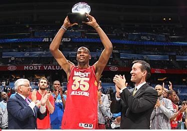 Kevin Durant MVP NBA Alle-Star Game 2012 Orlando