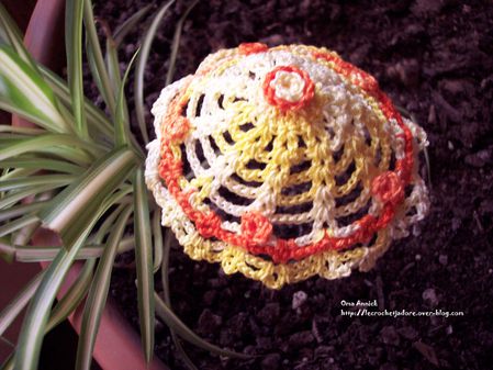 ombrelle-jauneorange-crochet-decoration
