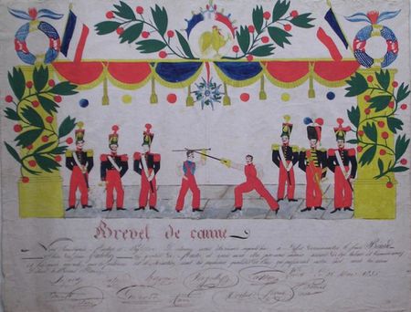 1835 Brevet de Canne