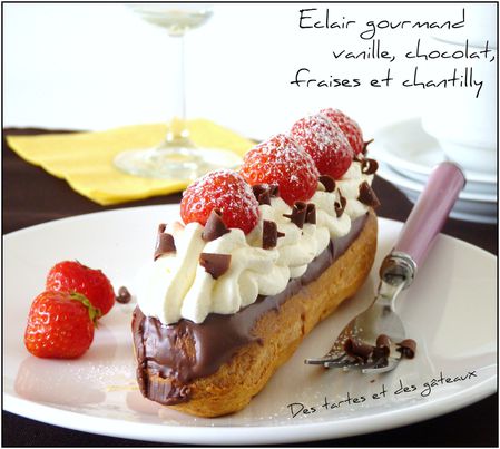Eclair gourmand 1