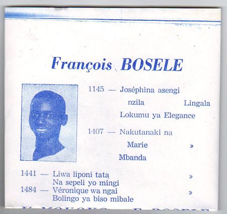 Fran+ºois BOSELE -1952 -