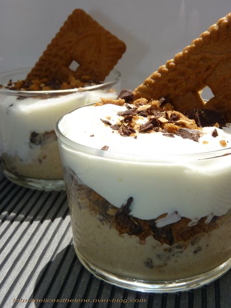 trifle glacé aux spéculoos