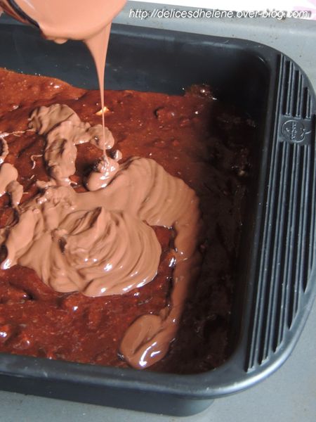 brownie chocolat, noisettes et nocciolata (4)