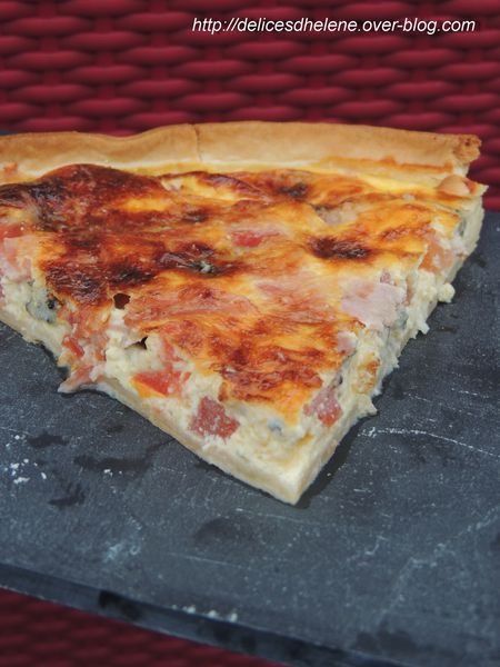 tarte jambon et bleu 2