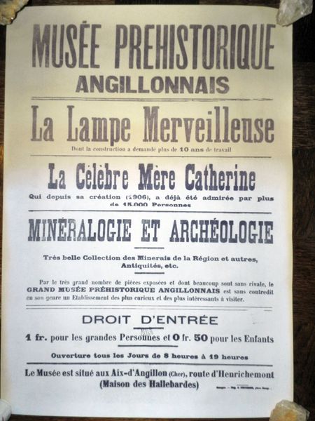 Les Aix affiche musée angillonnais