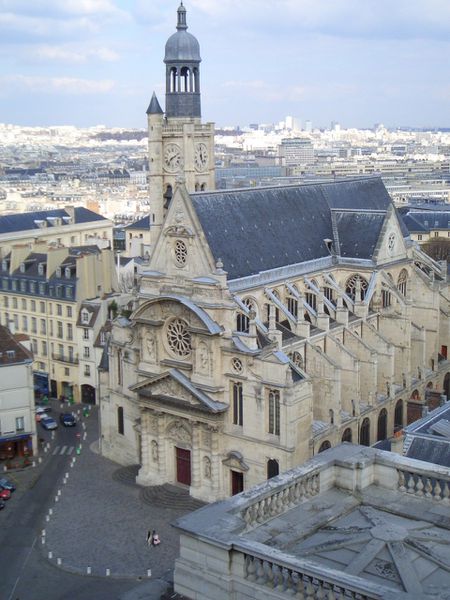 Saint Etienne du Mont vu du Panthéon