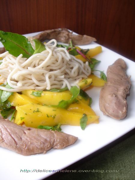 canard à la mangue et au vermicelle (20)