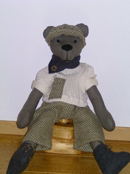 Ours en tissu sacha
