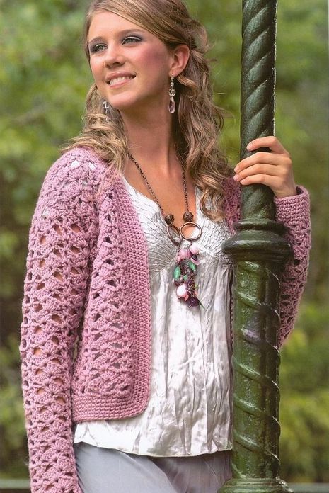 gilet mauve