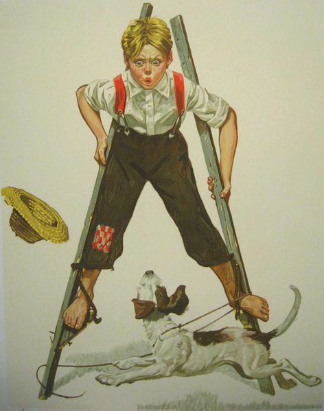 rockwell_boy_on_stilts-80X60.jpg