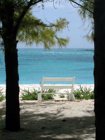 Un banc au paradis - Bird Island, Seychelles