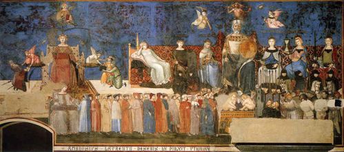Ambrogio Lorenzetti Allégorie du bon gouvernement 1338 133