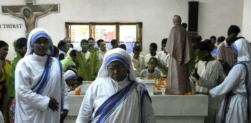Missionaries of Charity in Kolkata on August 24