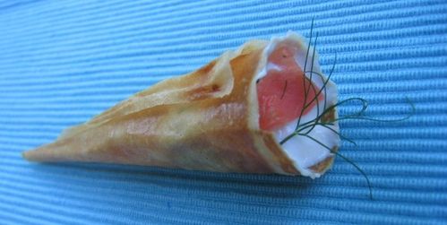 Cones croustillants saumon 04