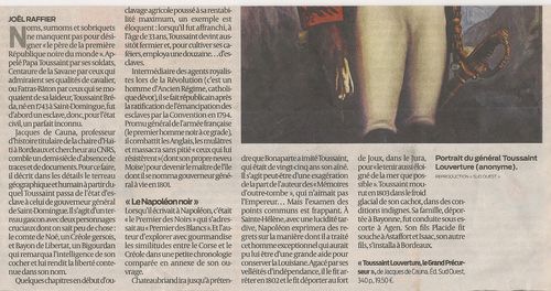 Article Sud-Ouest Dimanche 21 oct 2012 suite