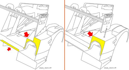 HPD ARX 03a rear fender trailing edge LM 2012 Low