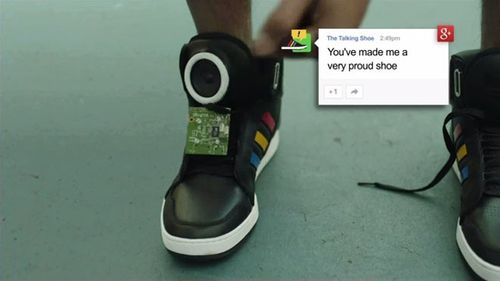 Google talking shoe 2