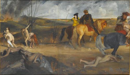 Degas Scène de guerre au Moyen Age