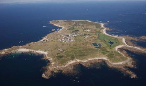 Ile d Hoedic vue du ciel