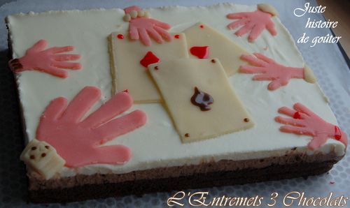 Entremets 3 chocolats cartes
