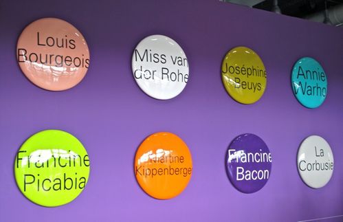 Thurnauer six portraits Miss van der Rohe Beaubourg Elles