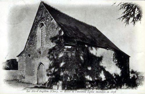 11 Les Aix ancienne église incendiée