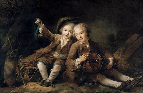 Drouais, François-Hubert - The Children of the Duc de Boui