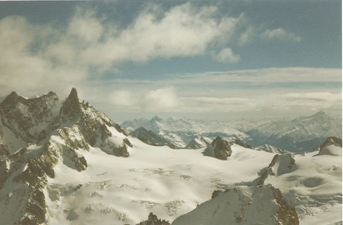 Mont Blanc depuis aiguille du Midi 1998 - reduc1