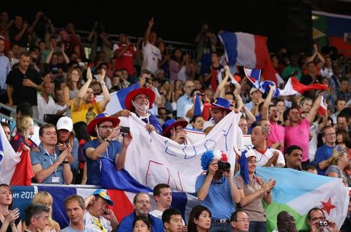 Les supporters français. source Club France