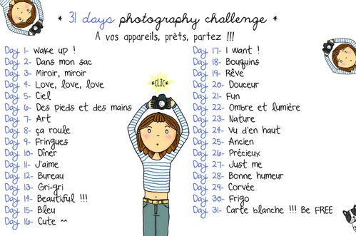 Challenge photo version finale avec texte