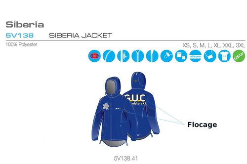 Projet veste siberia GUC