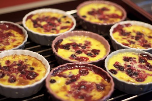 clafoutis fruits rouges