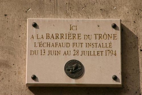 Barrière du Trône