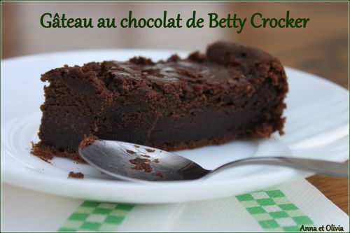 gâteau chocolat betty crocker