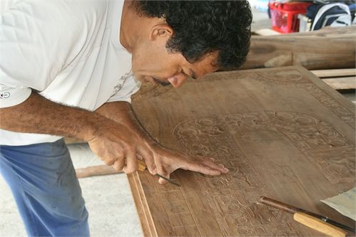 gravure porte marquises