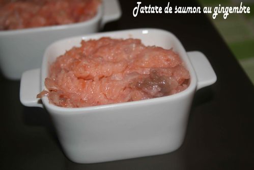 tartare saumon