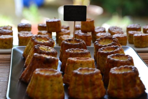 Cannelés thon ail et fines herbes