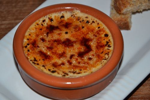 Creme brulee foie gras