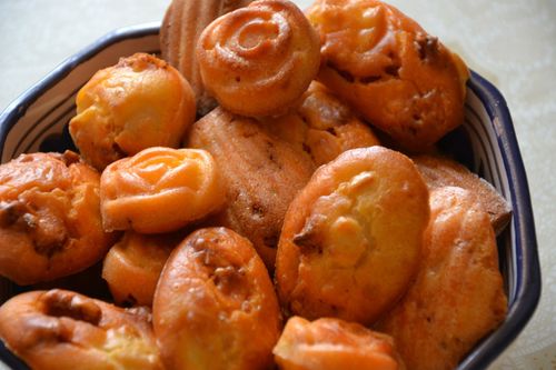 Madeleines chorizo chevre
