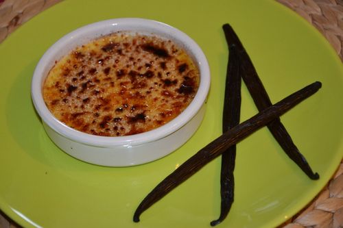 Crème brulée vanille