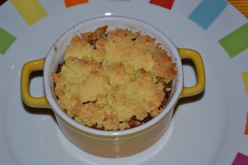 Crumble de girolles