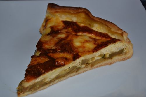 Tarte courgettes cantal