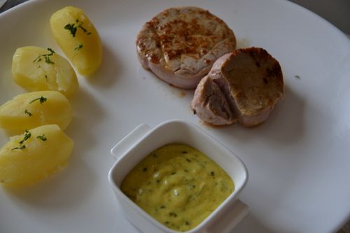 Filet veau curry