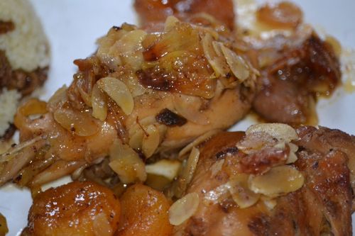 Tajine poulet abricots 1